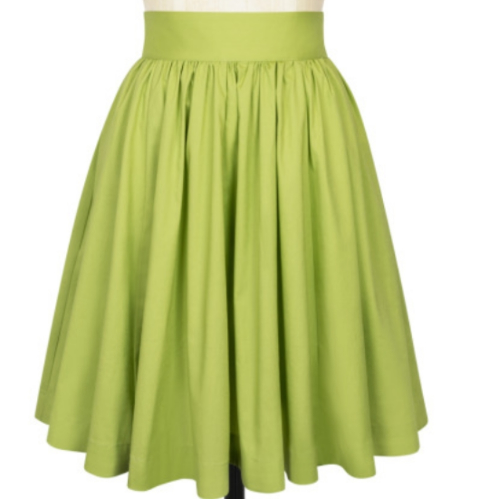 NWT Citron Gathered Mini Skirt